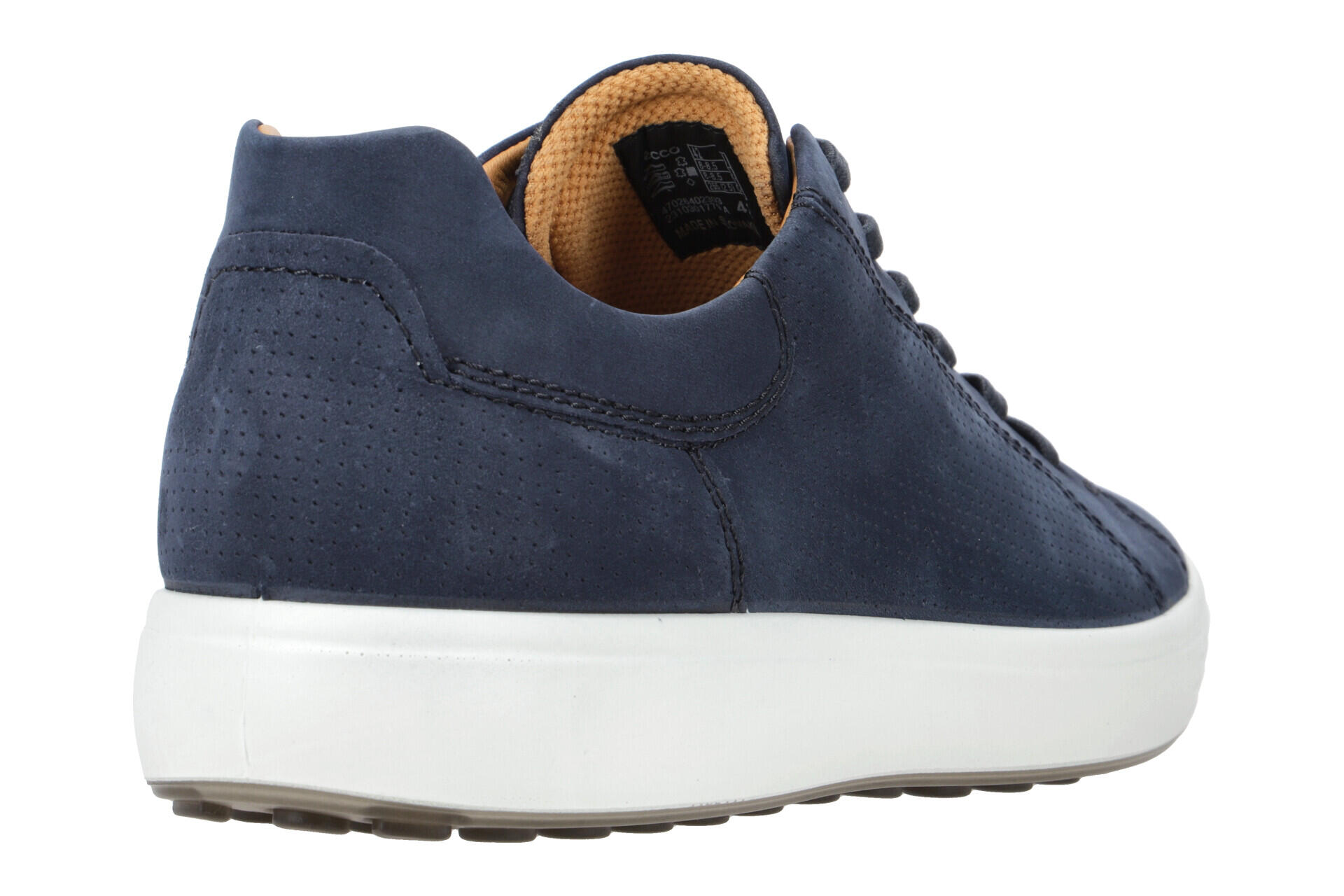 Ecco Soft 7 Schuhe Sneaker blau Nubuck 470264 6/7