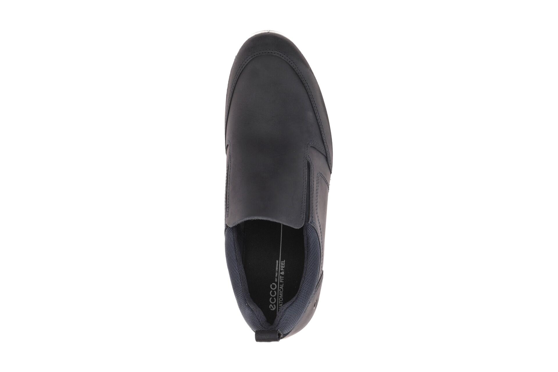 Ecco Byway Schuhe Slipper blau marine Nubuck 501654 6/7