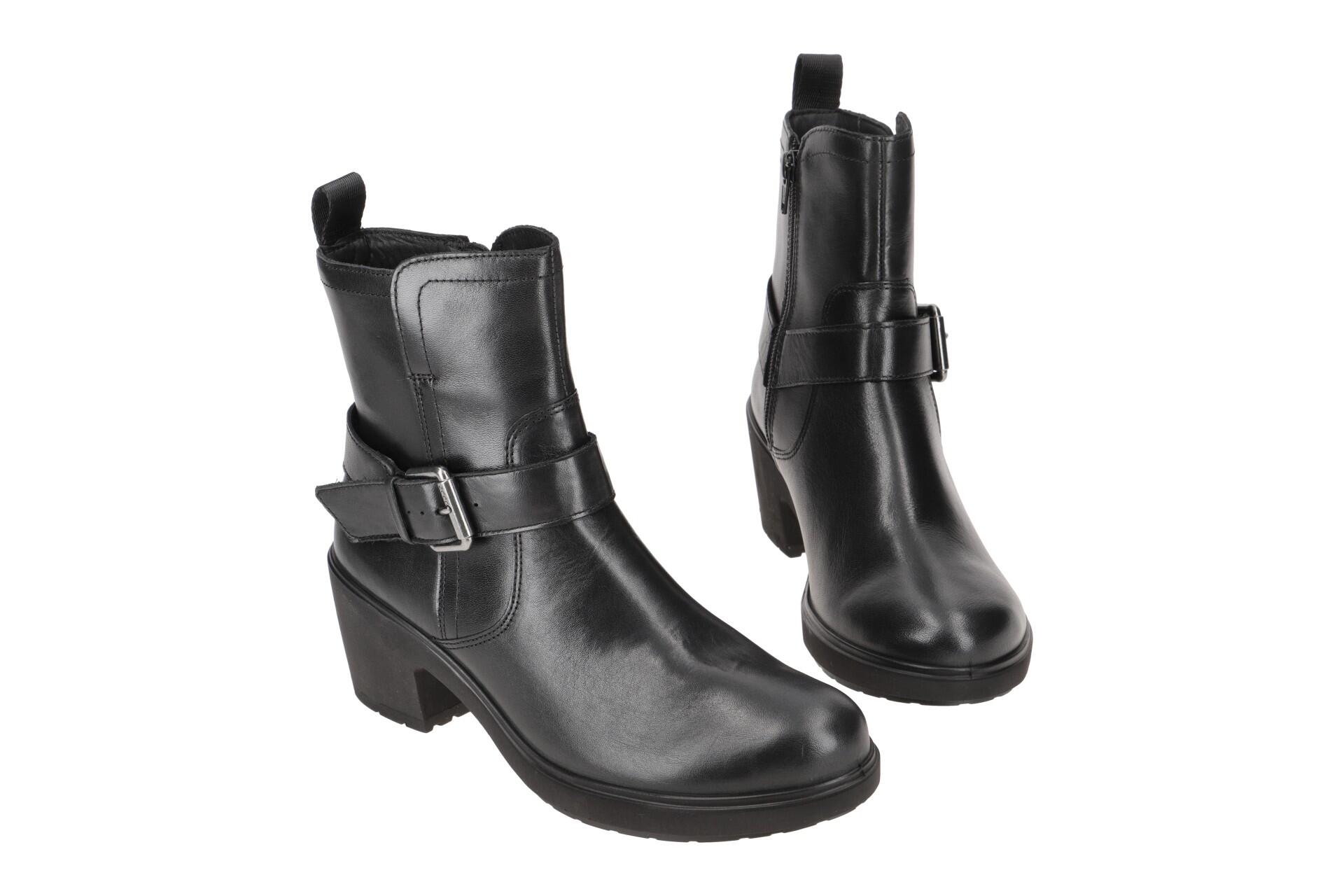 Ecco METROPOLE Zurich Damen Stiefeletten - elegante Stiefelette schwarz NEU 2/7