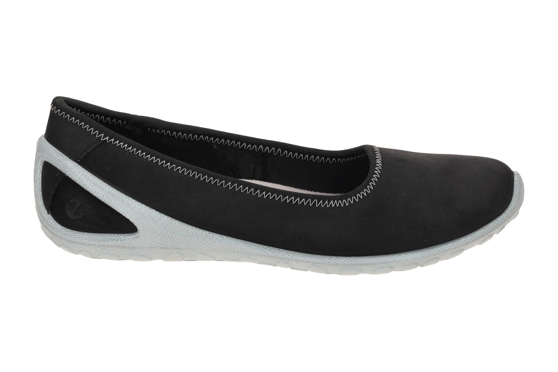 Ecco Biom Lite Schuhe Ballerina schwarz 802363 2/7