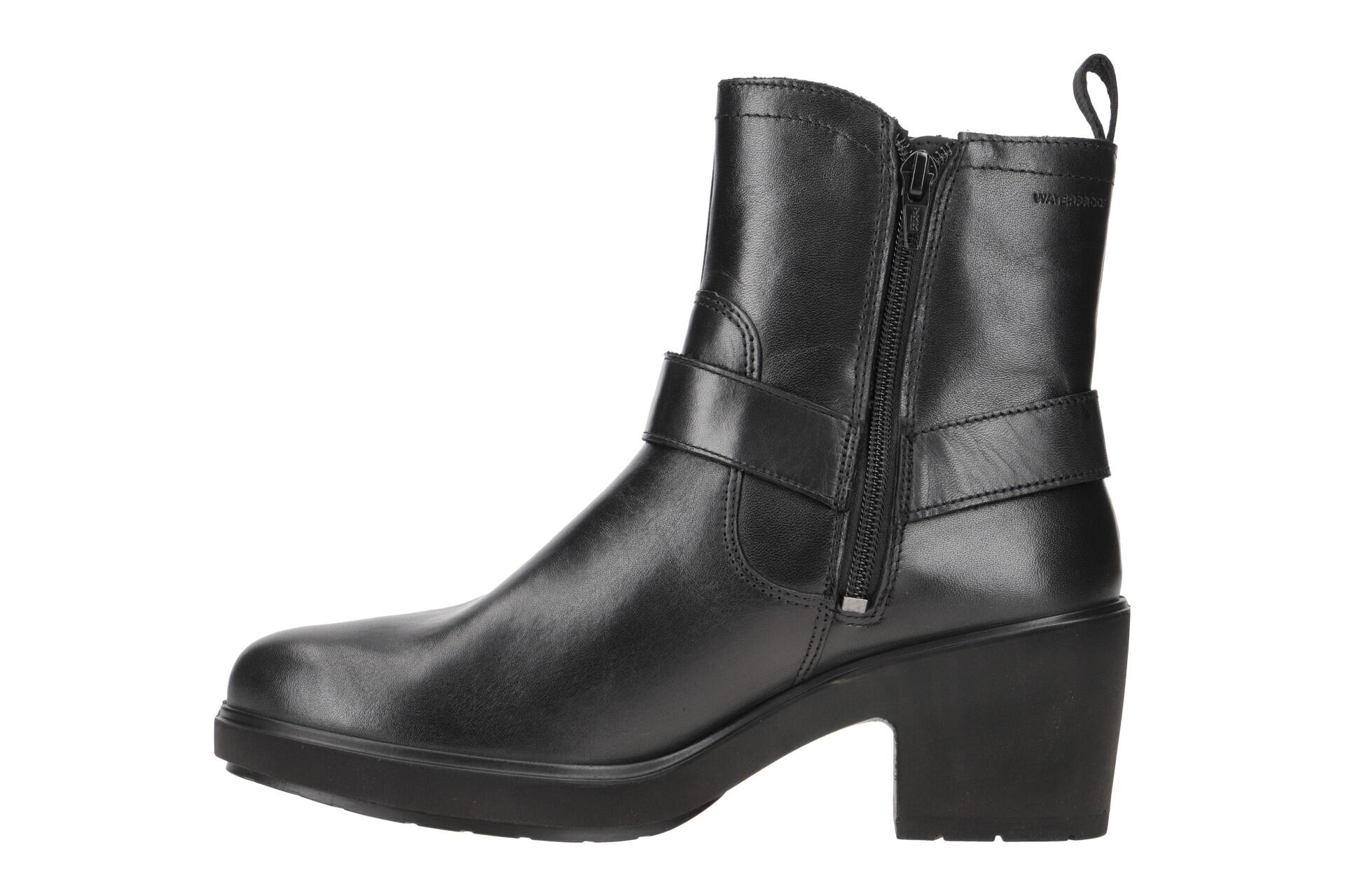 Ecco METROPOLE Zurich Damen Stiefeletten - elegante Stiefelette schwarz NEU 5/7