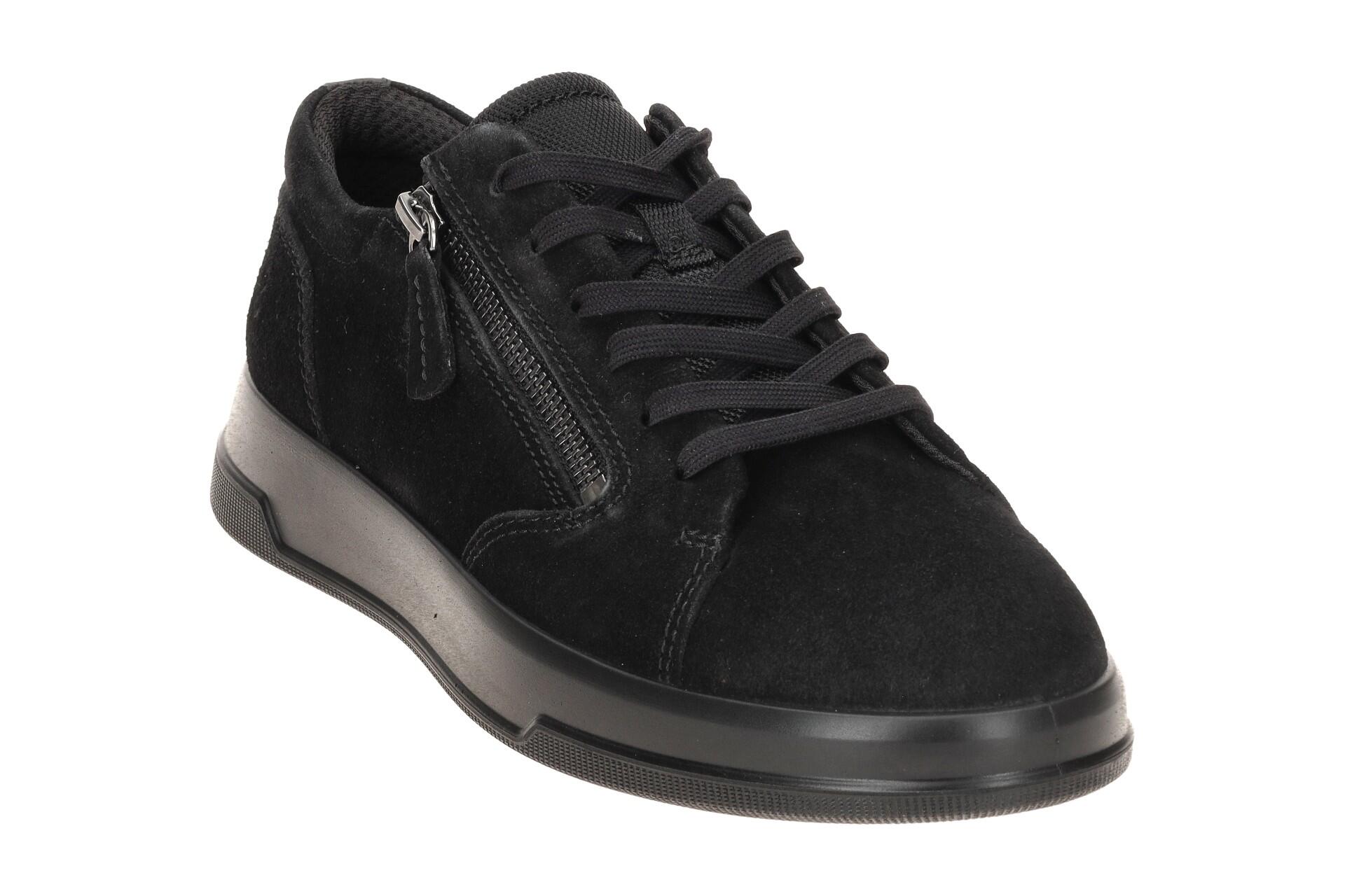 Ecco Move Schuhe schwarz Velour Sneakers 223813 3/7
