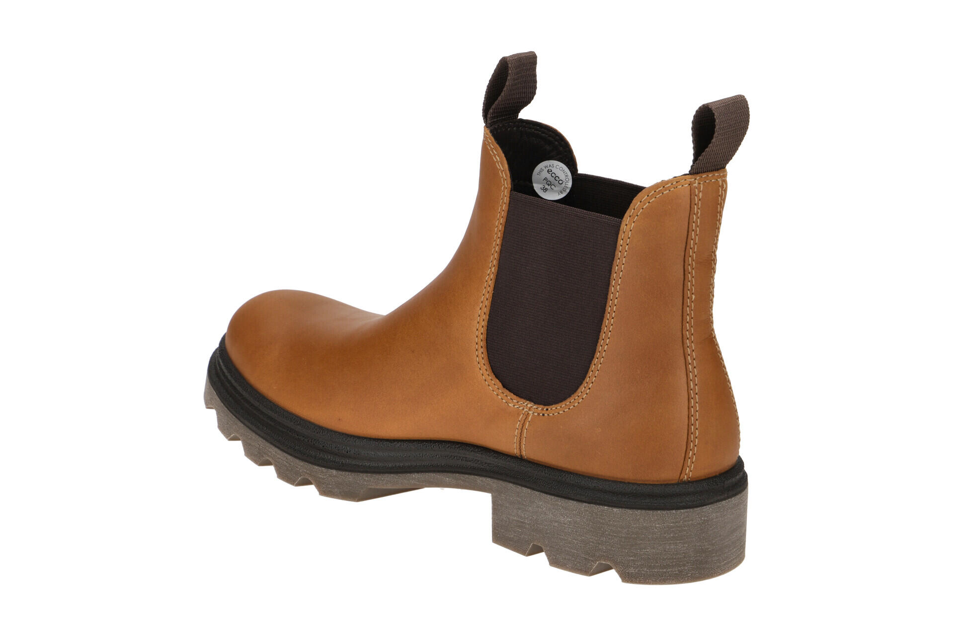 Ecco Grainer Herren Chelsea Stiefelette braun amber 214704 4/7