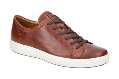 Ecco Soft 7 Schuhe braun cognac Sneaker 470364