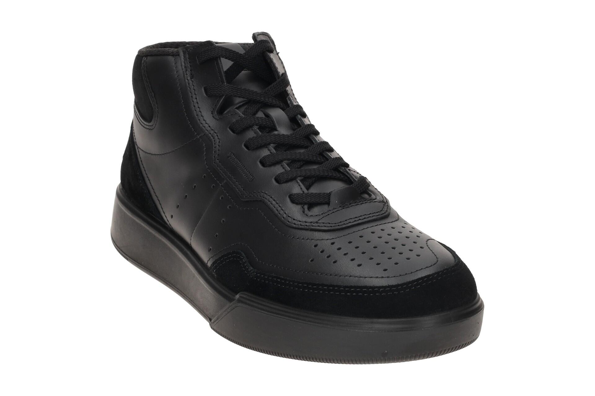 ecco Street Court Schuhe Mid Sneaker schwarz 539824 3/7