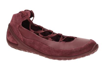 Ecco Biom Lite Schnür Ballerina Schuhe rot ruby 802453