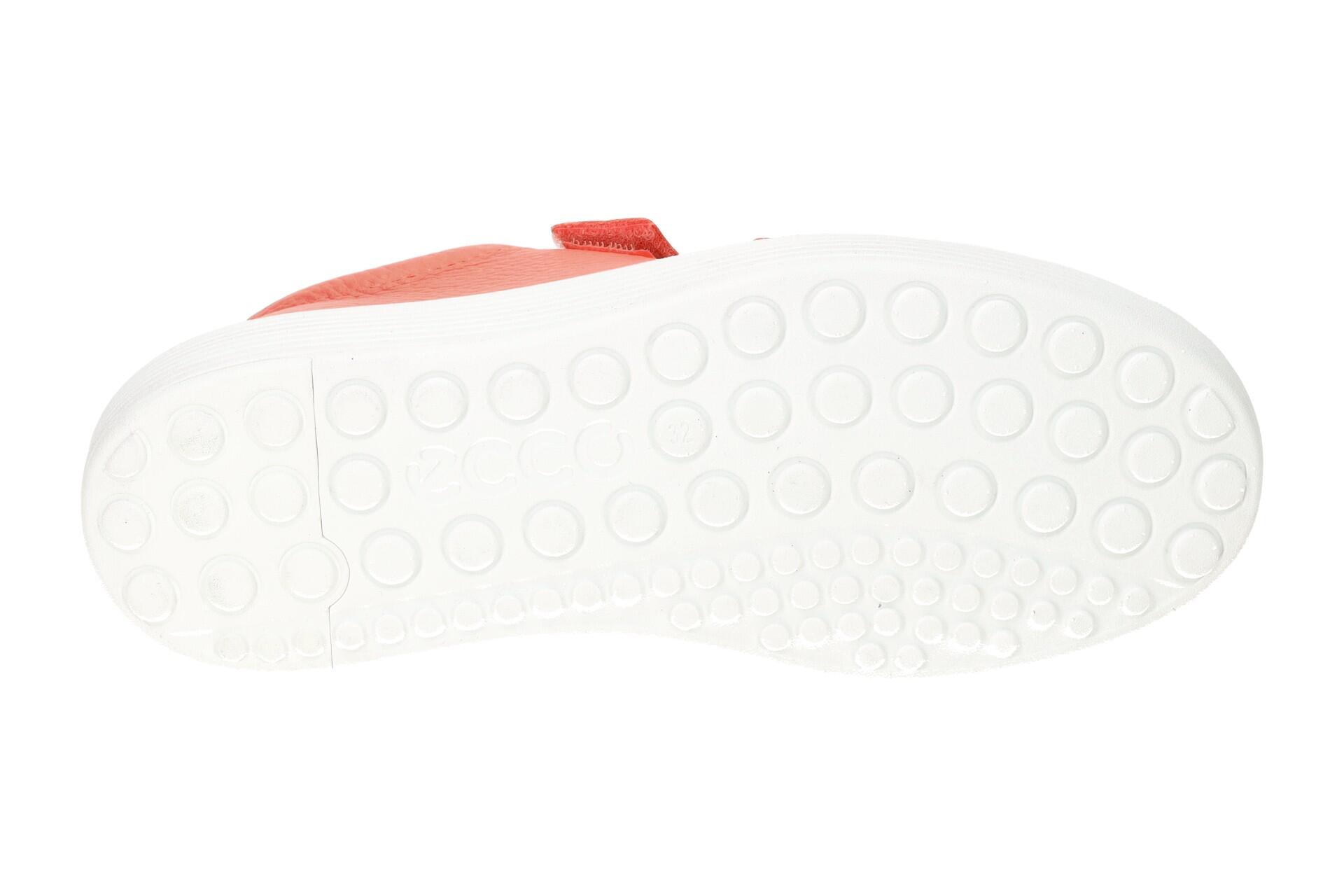 Ecco Soft 60 Kinder Schuhe Slipper rot coral Klett 713812 7/7