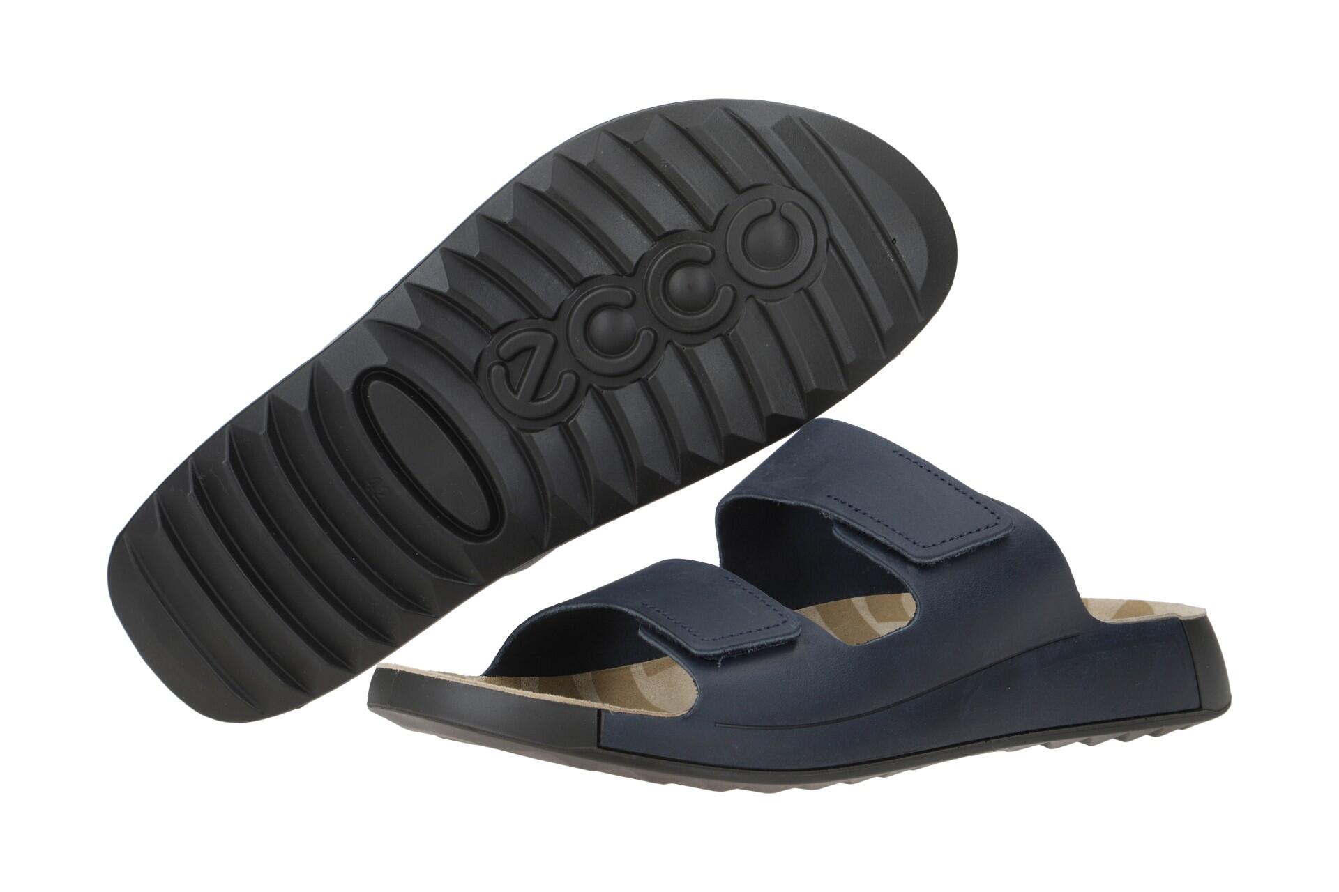 Ecco Cozmo Herren Pantolette dunkelblau marine Klett 500904 3/7