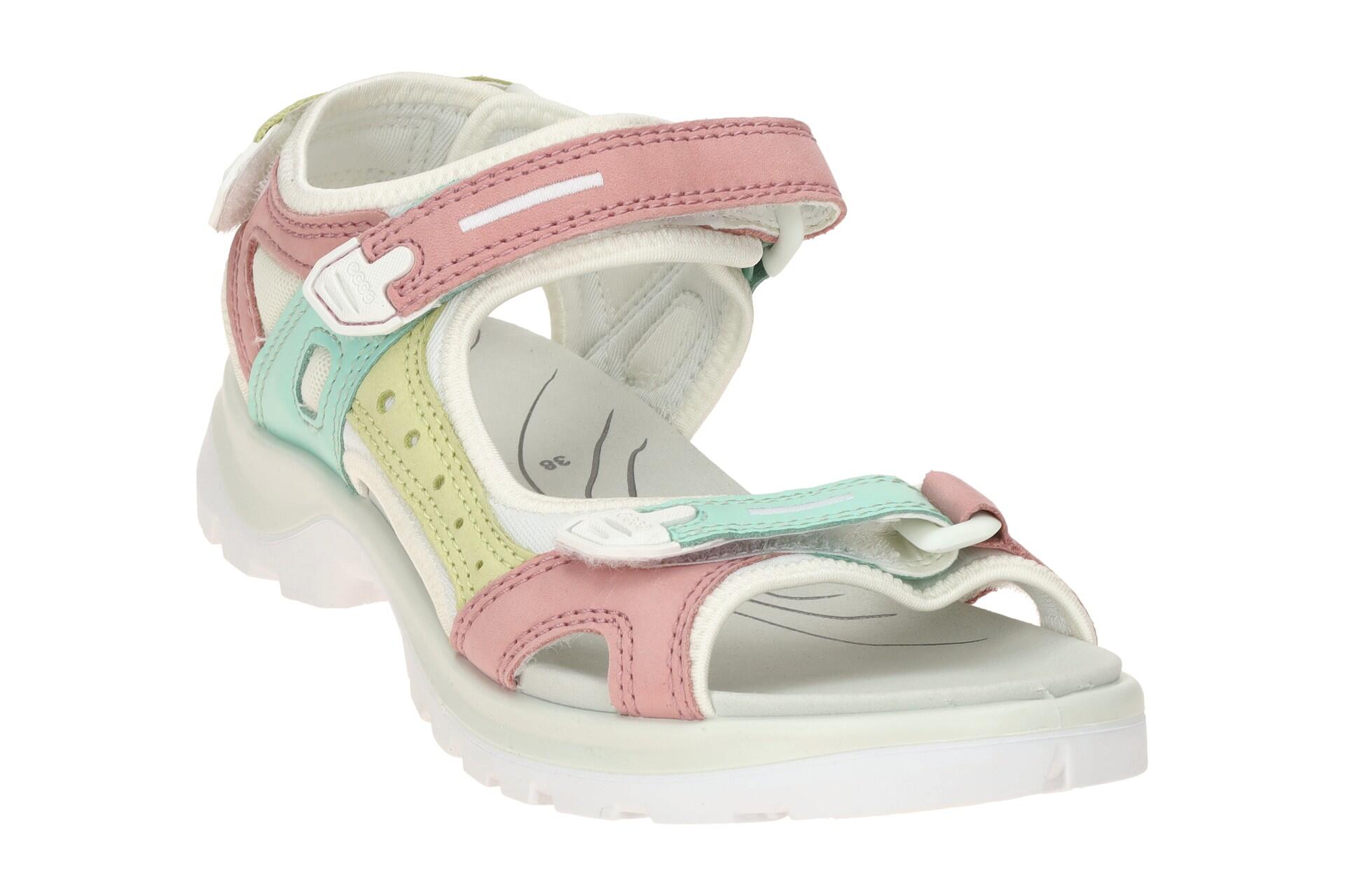 Ecco Offroad Damen Sandale rose grün 069563 3/7