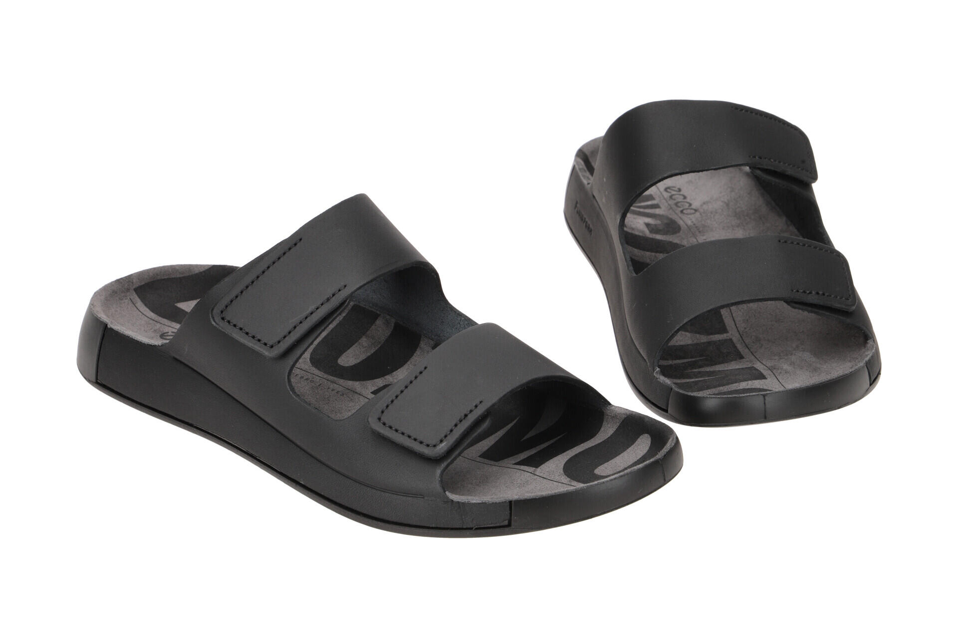 Ecco Cozmo Herren Pantolette schwarz Klett 500904 2/7