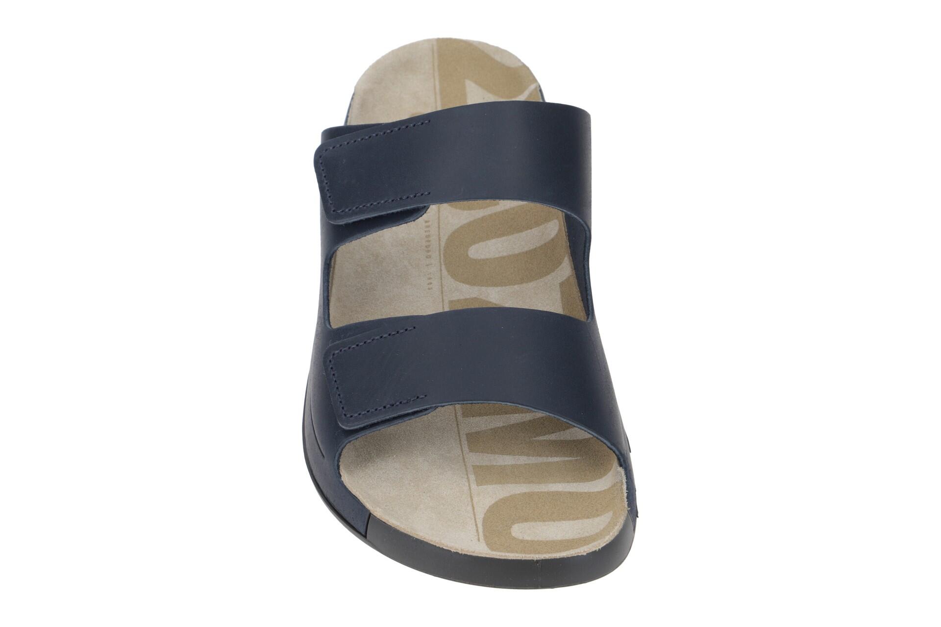 Ecco Cozmo Herren Pantolette dunkelblau marine Klett 500904 7/7