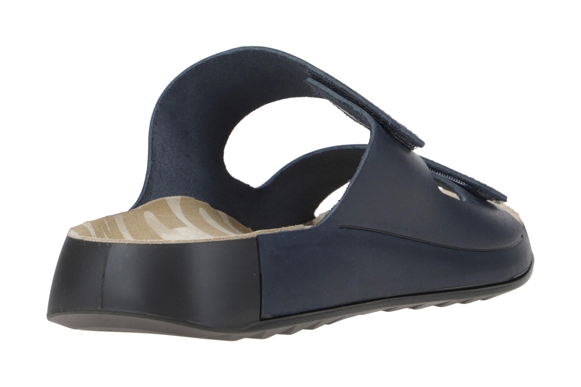 Ecco Cozmo Herren Pantolette dunkelblau marine Klett 500904 6/7