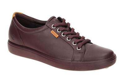 Ecco Soft 7 Schuhe dunkelrot fig Damen Sneakers