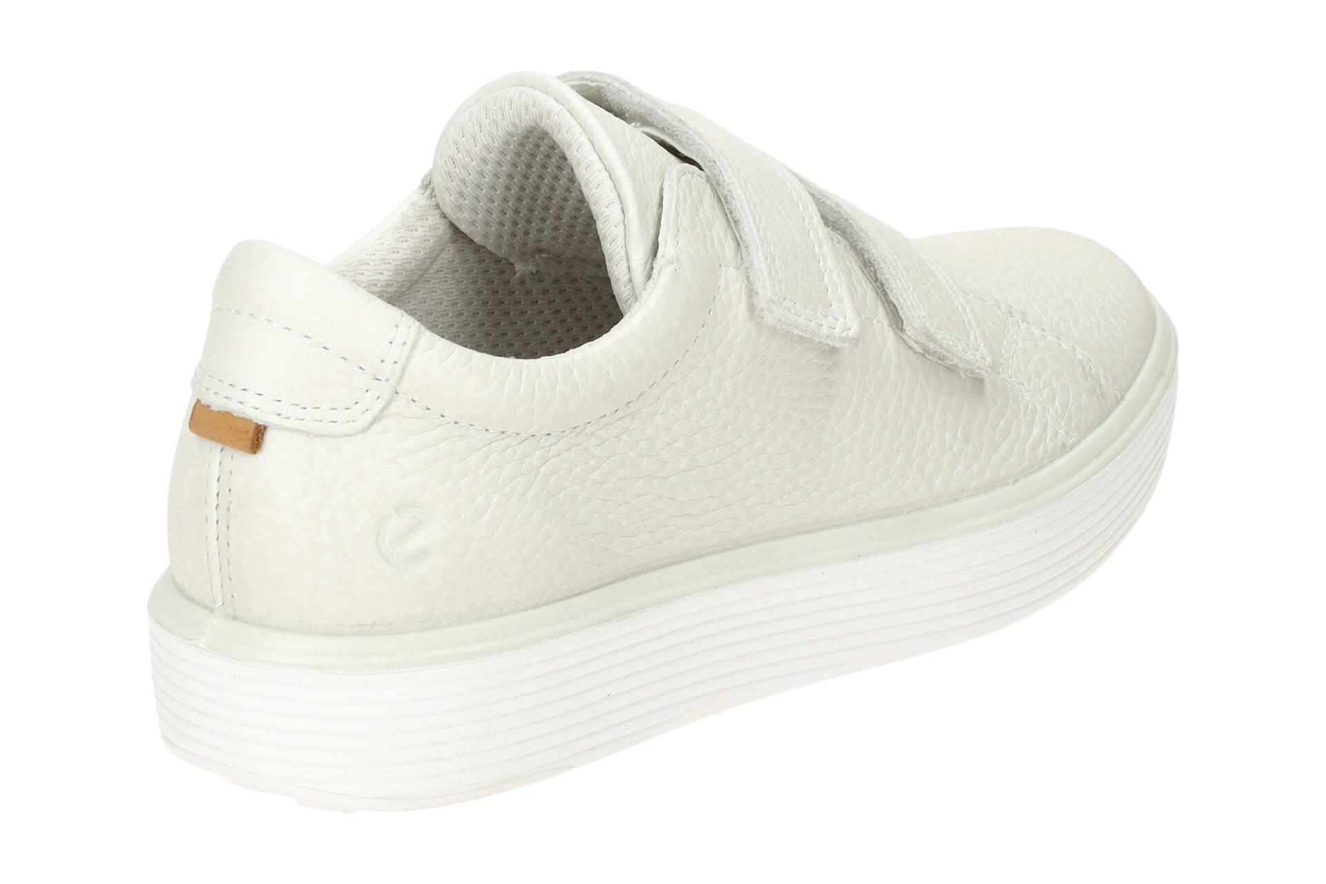 Ecco Soft 60 Kinder Schuhe Slipper weiß Klett 713812 4/7