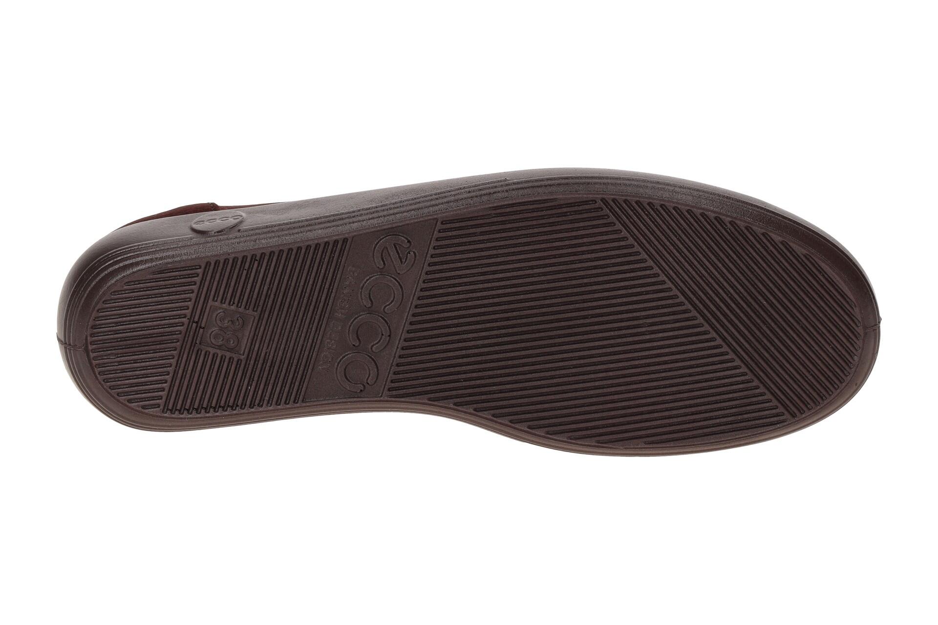 Ecco Soft 2 Schuhe lila Damen Schnürer 206503 7/7