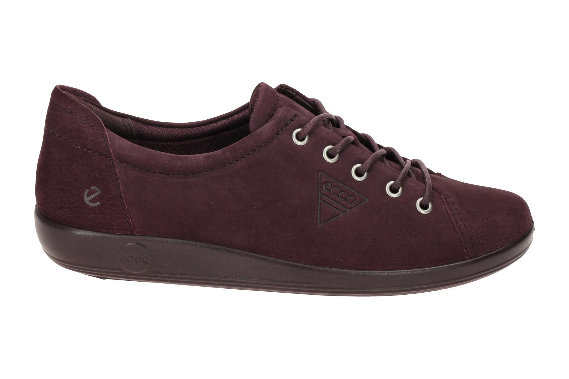 Ecco Soft 2 Schuhe lila Damen Schnürer 206503 2/7