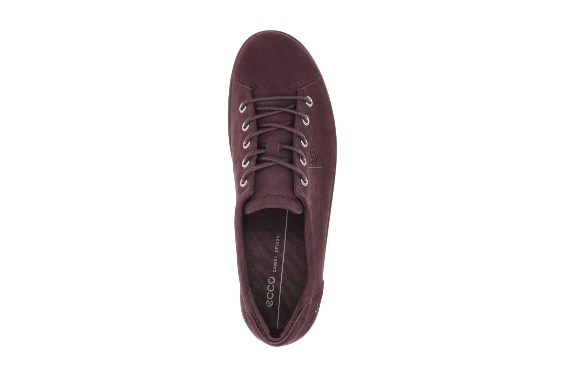 Ecco Soft 2 Schuhe lila Damen Schnürer 206503 6/7