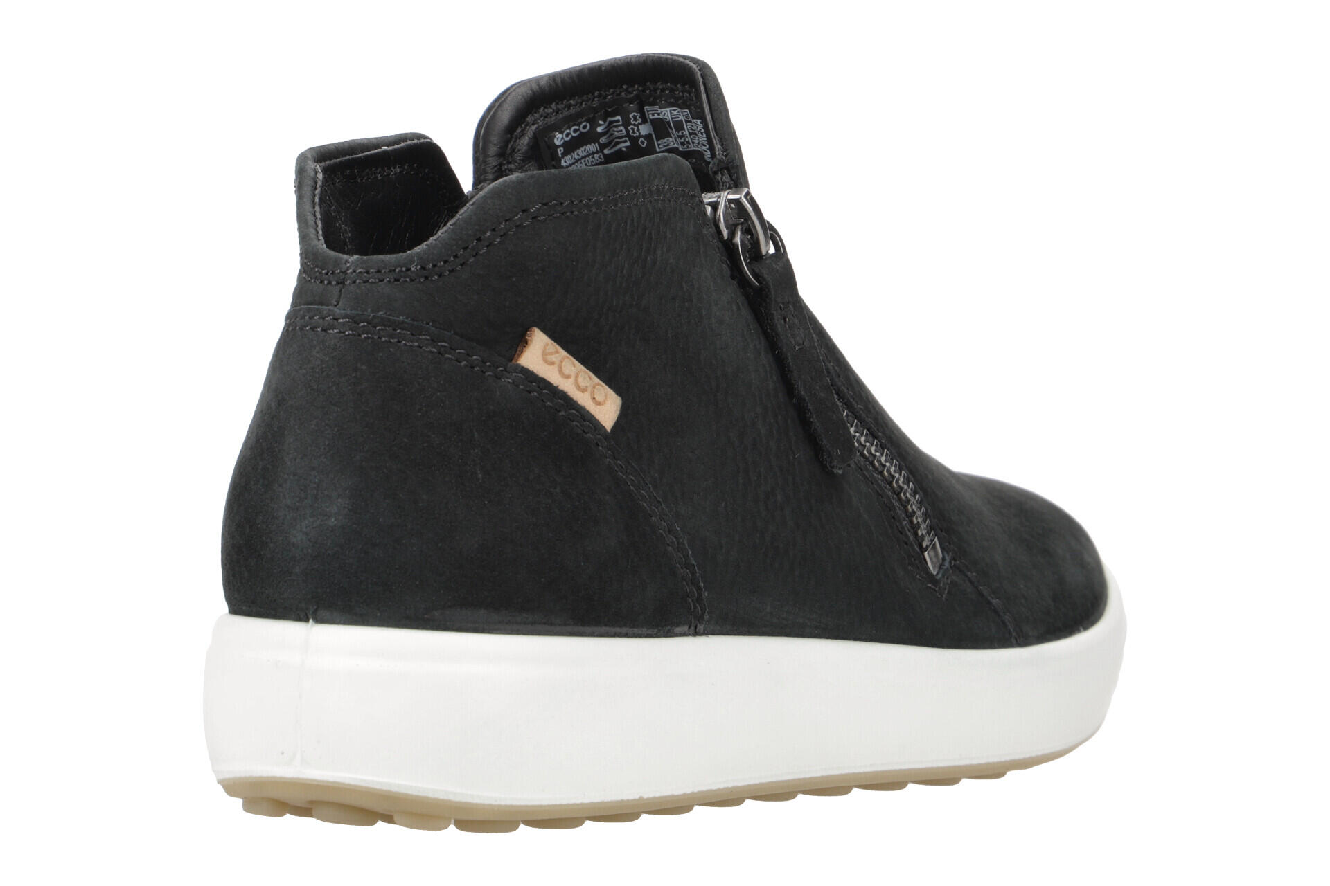 Botines con cremallera de ante mujer Ecco Soft 7 6/7