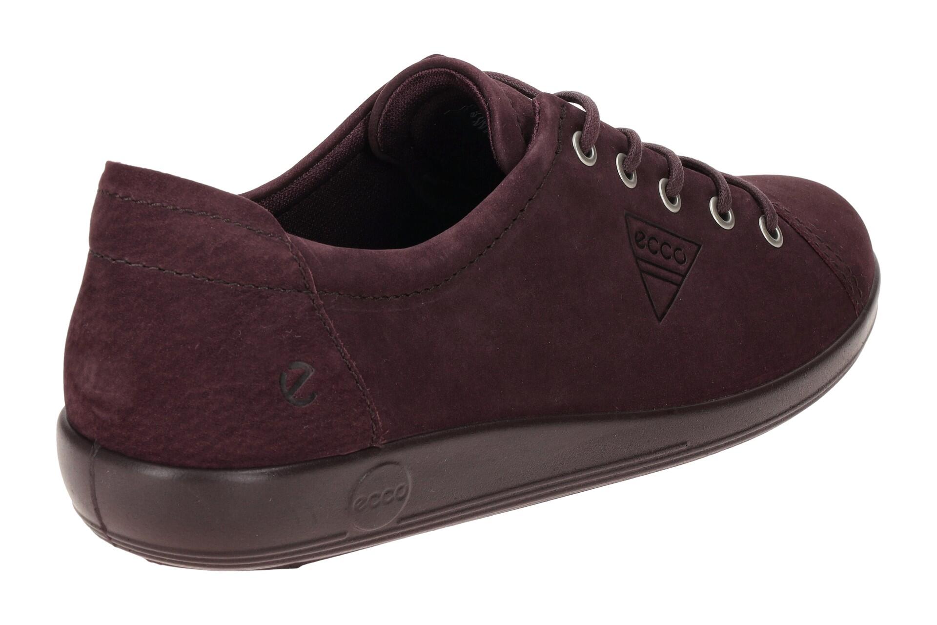 Ecco Soft 2 Schuhe lila Damen Schnürer 206503 4/7