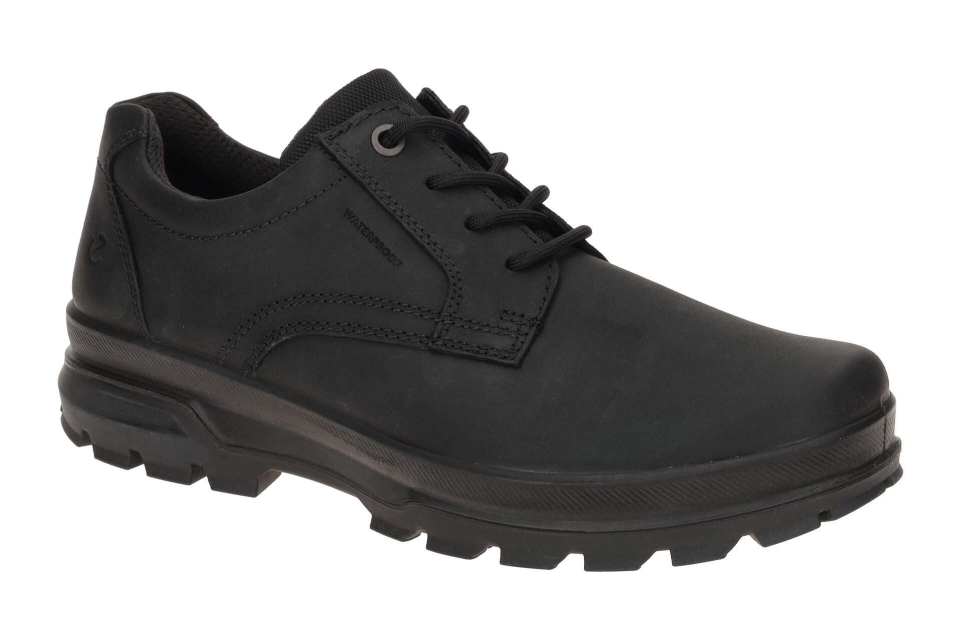 Ecco Rugged Track Schuhe schwarz uni Waterproof 838164 1/7