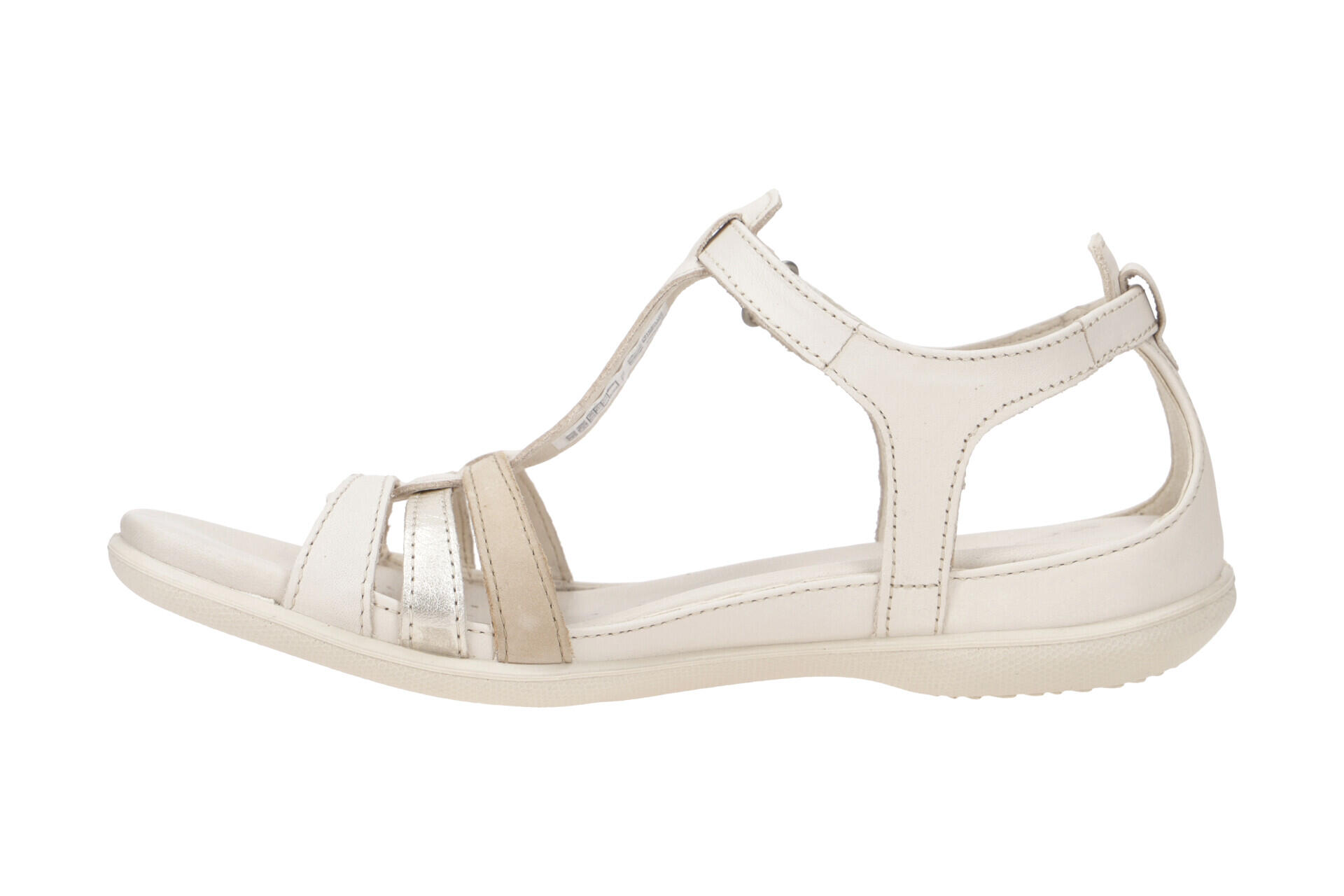 Ecco T-Steg Sandale Flash beige limestone 5/7