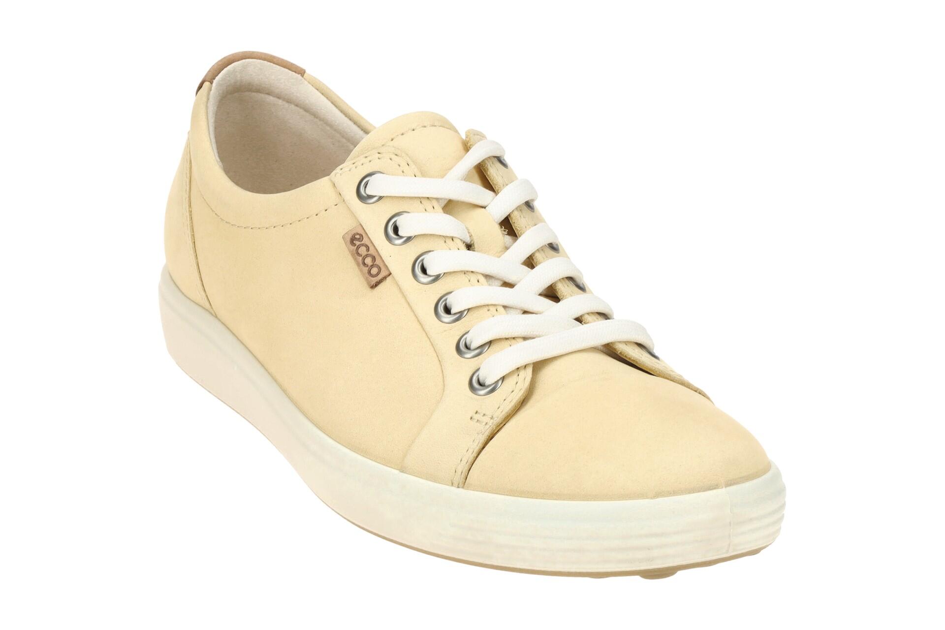 Ecco Soft 7 Schuhe gelb Damen Sneakers 430003 2/7