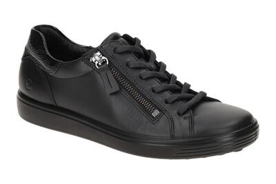 Dames sneakers met sluiting ecco soft 7
