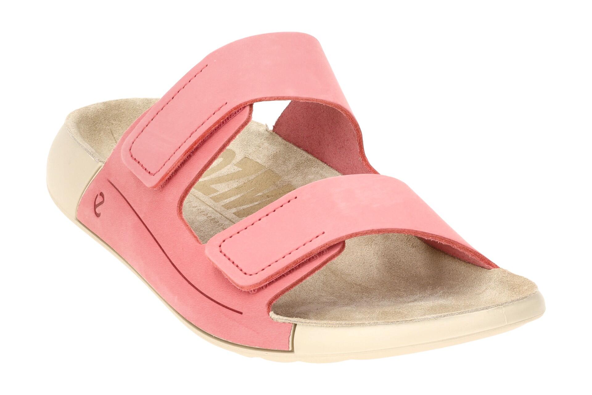 Ecco Cozmo Pantolette rosa pink 2fach Klett 206823 3/7