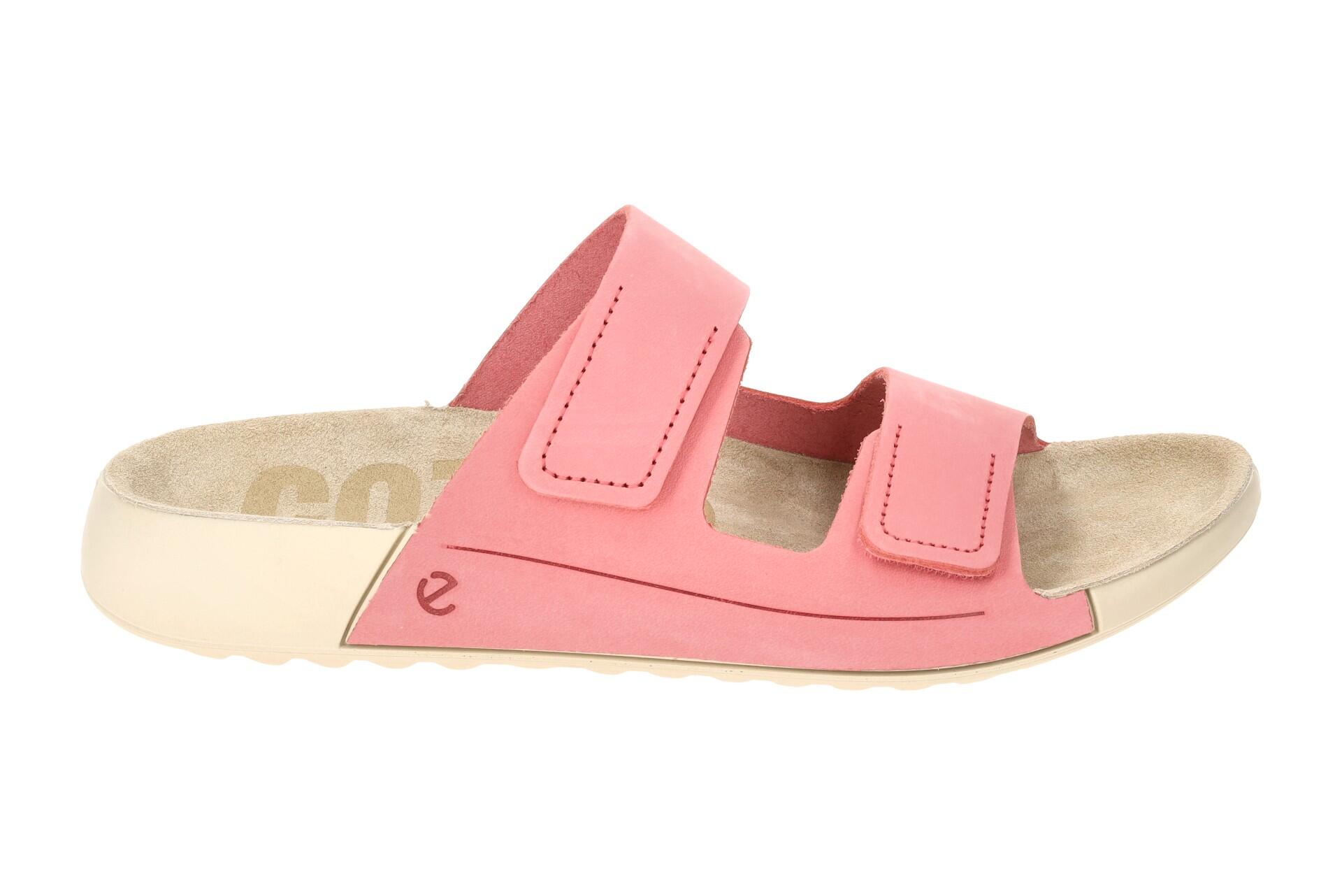 Ecco Cozmo Pantolette rosa pink 2fach Klett 206823 2/7