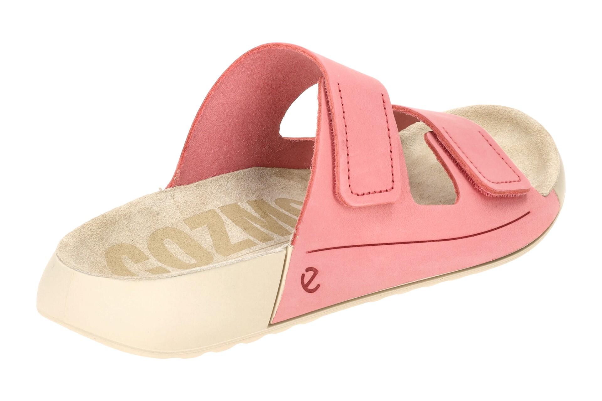Ecco Cozmo Pantolette rosa pink 2fach Klett 206823 4/7
