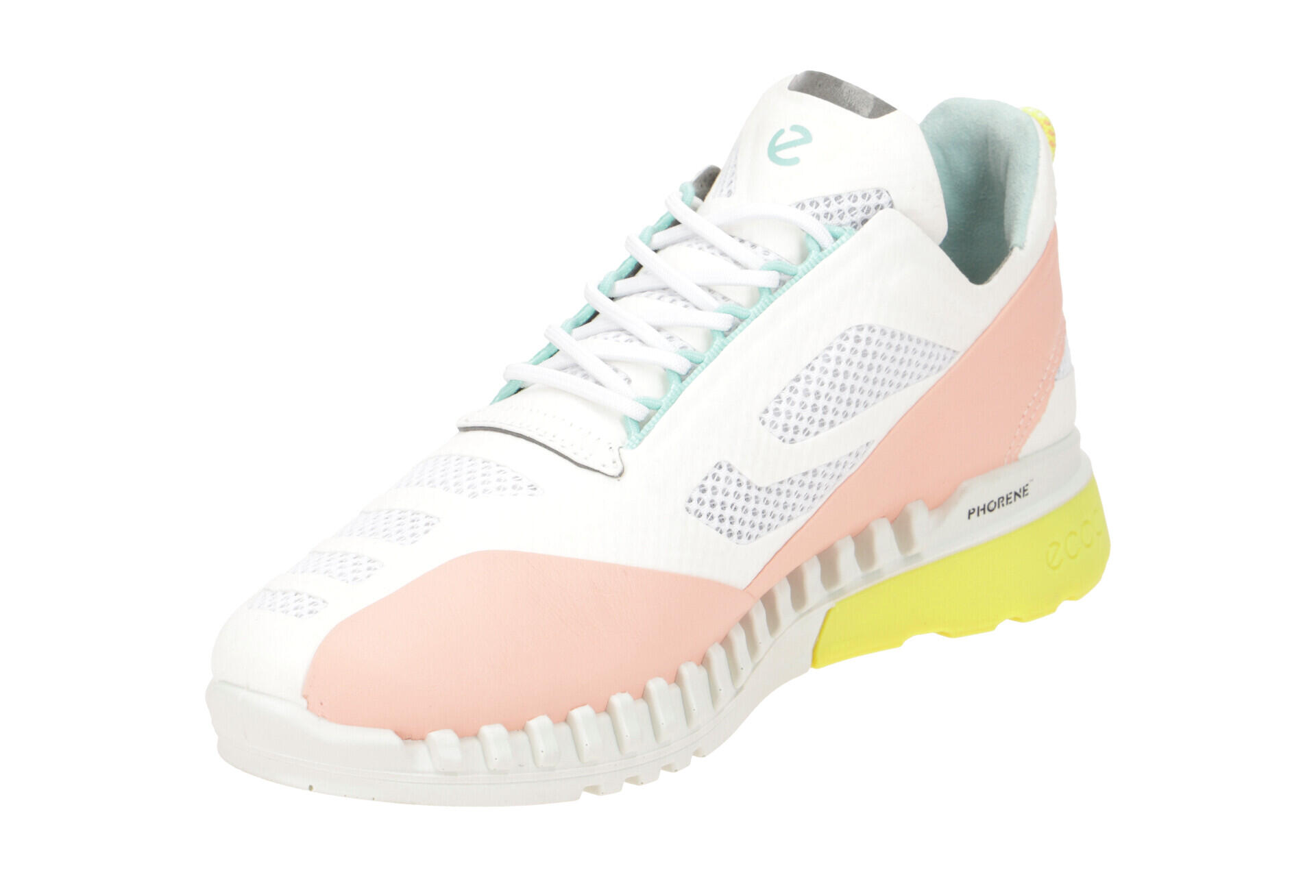Ecco Zipflex Schuhe weiß rose Damen Sneaker 834803 3/7