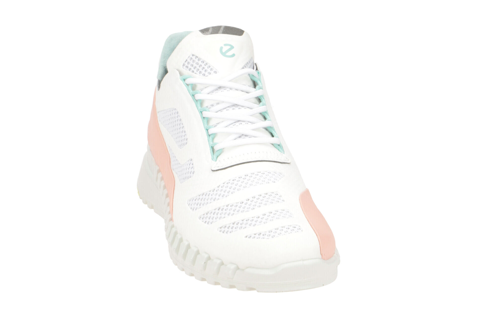 Ecco Zipflex Schuhe weiß rose Damen Sneaker 834803 2/7
