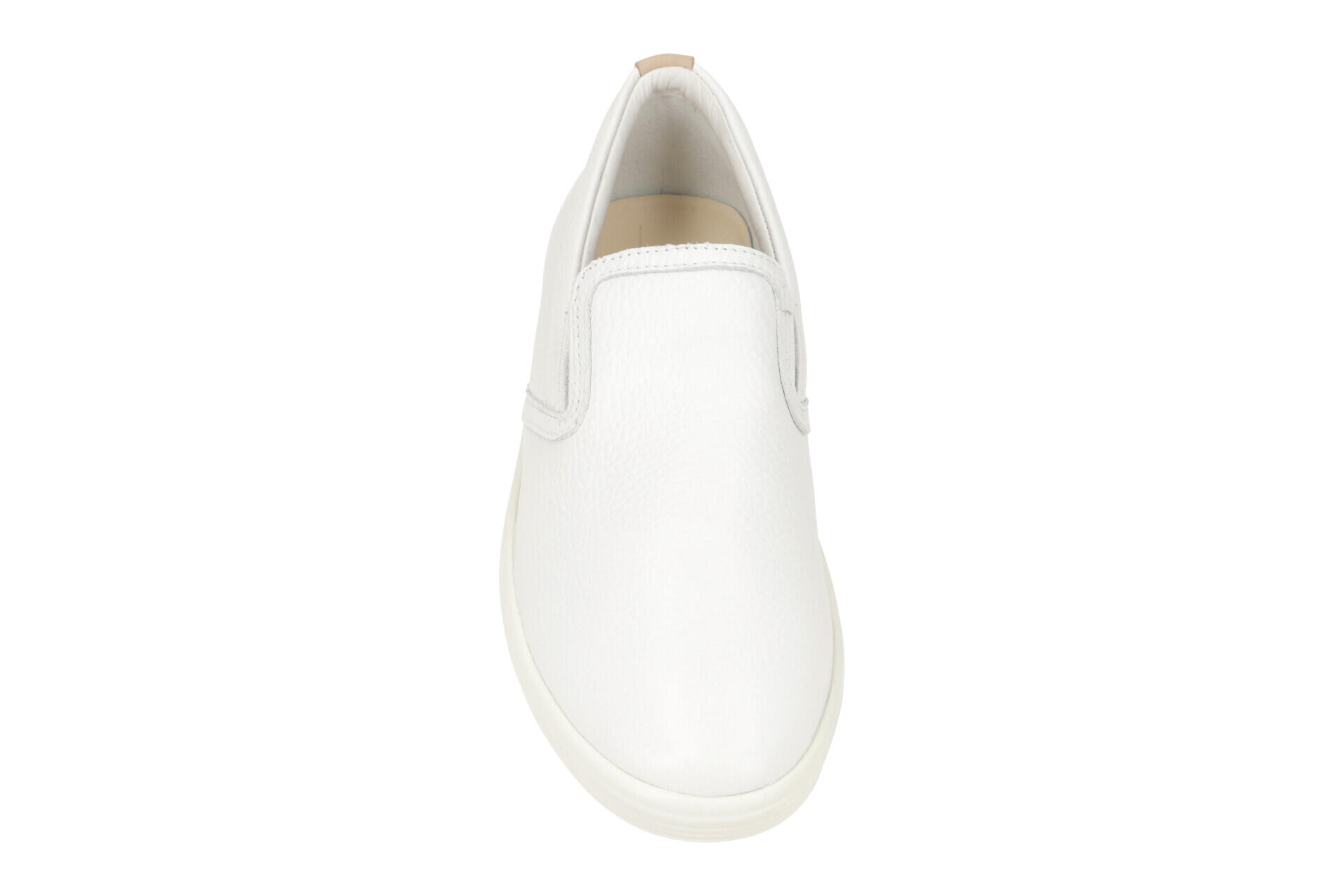 Ecco Soft 7 Slipper Schuhe weiß Damen 470493 7/7