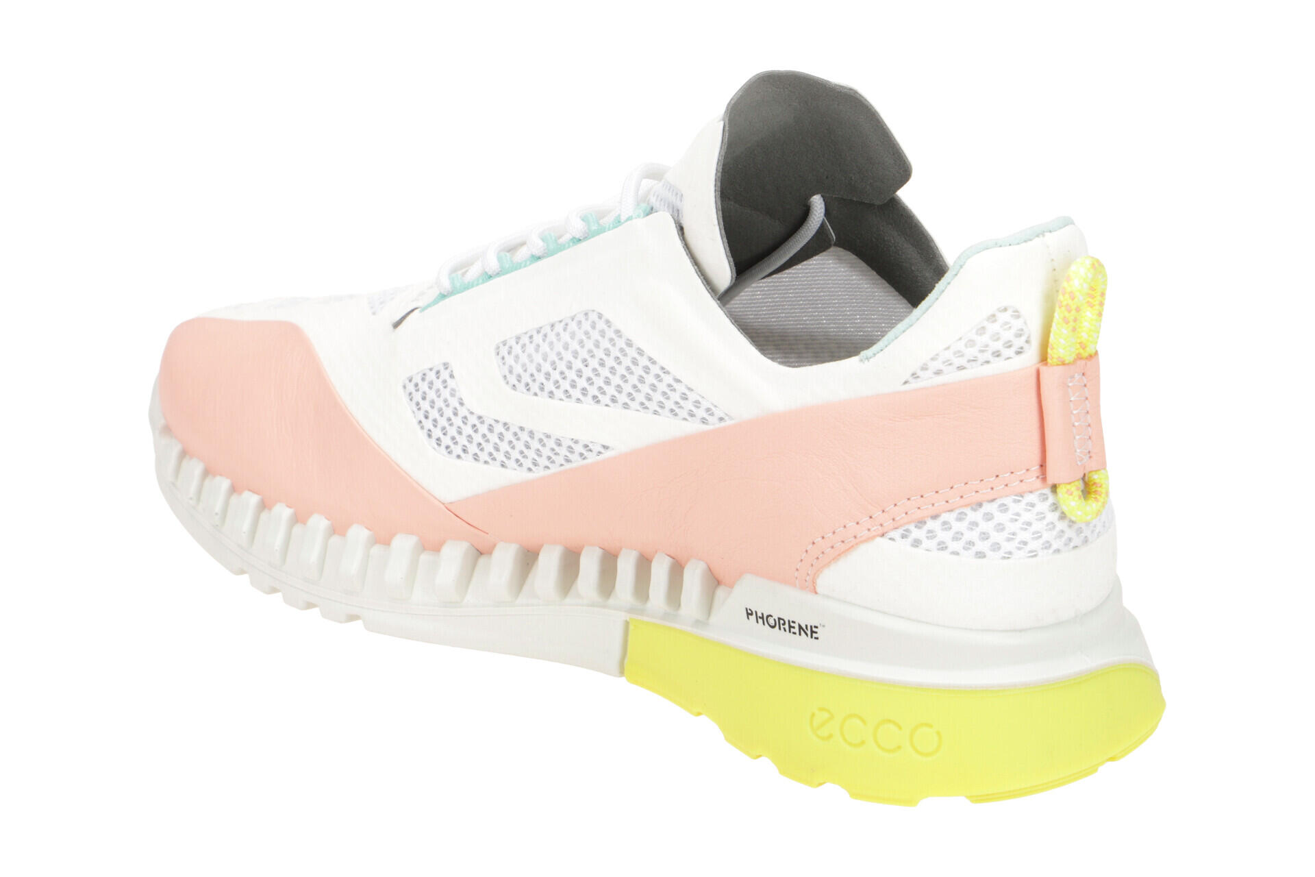 Ecco Zipflex Schuhe weiß rose Damen Sneaker 834803 4/7