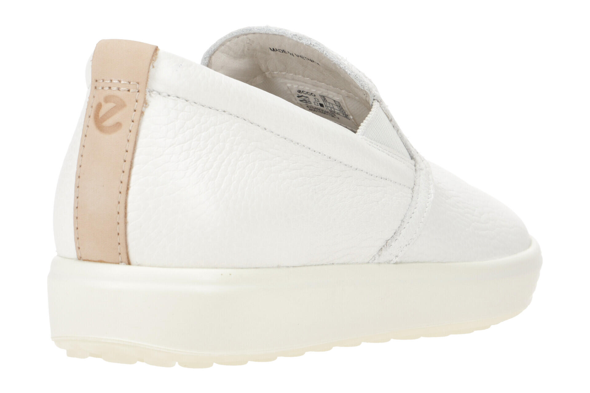 Ecco Soft 7 Slipper Schuhe weiß Damen 470493 6/7