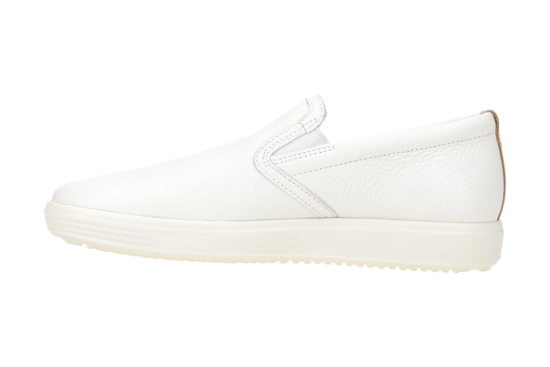 Ecco Soft 7 Slipper Schuhe weiß Damen 470493 5/7