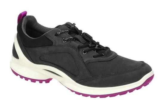 ecco Biom Energi Schuhe schwarz lila Damen Sneakers 850813