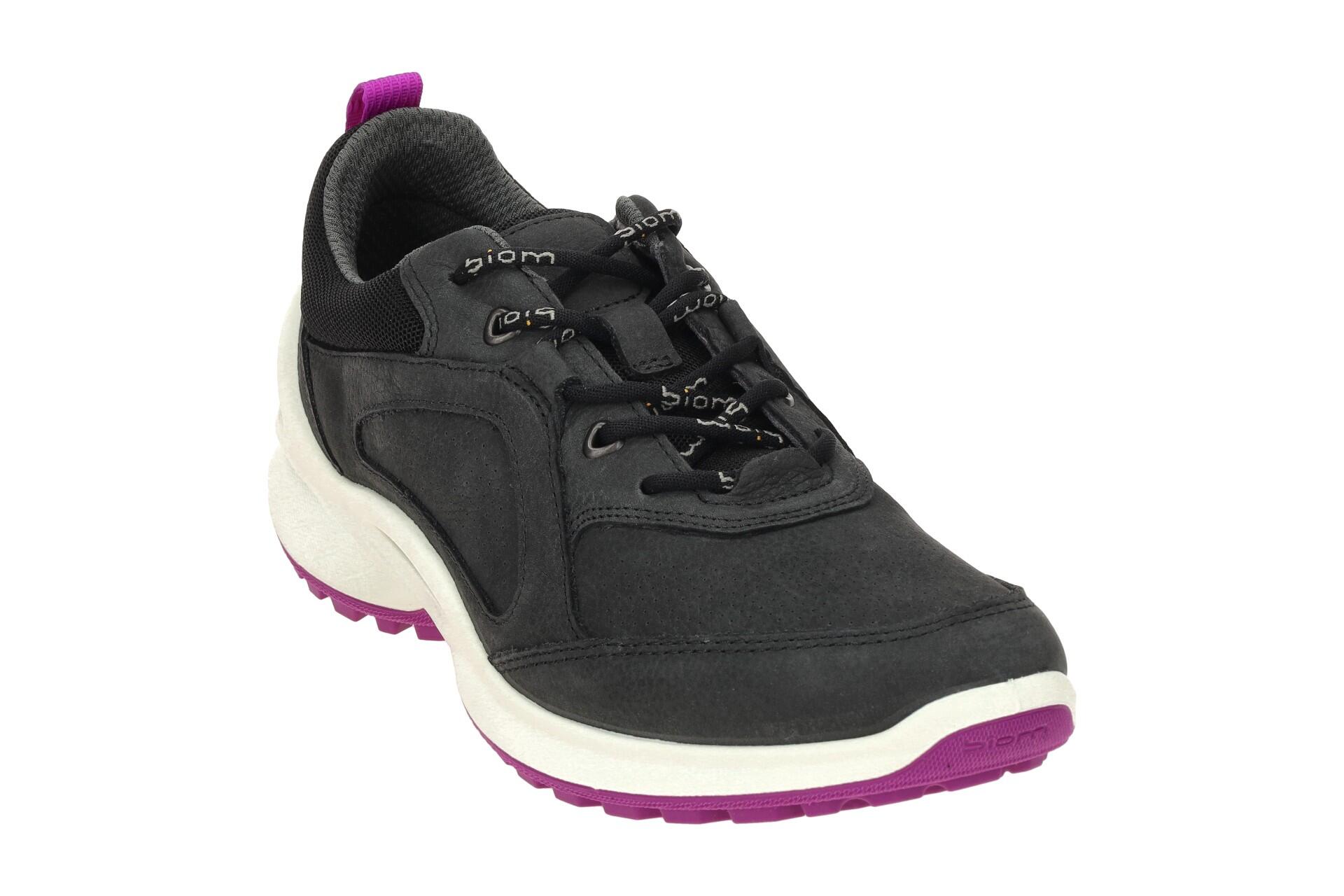 ecco Biom Energi Schuhe schwarz lila Damen Sneakers 850813 3/7