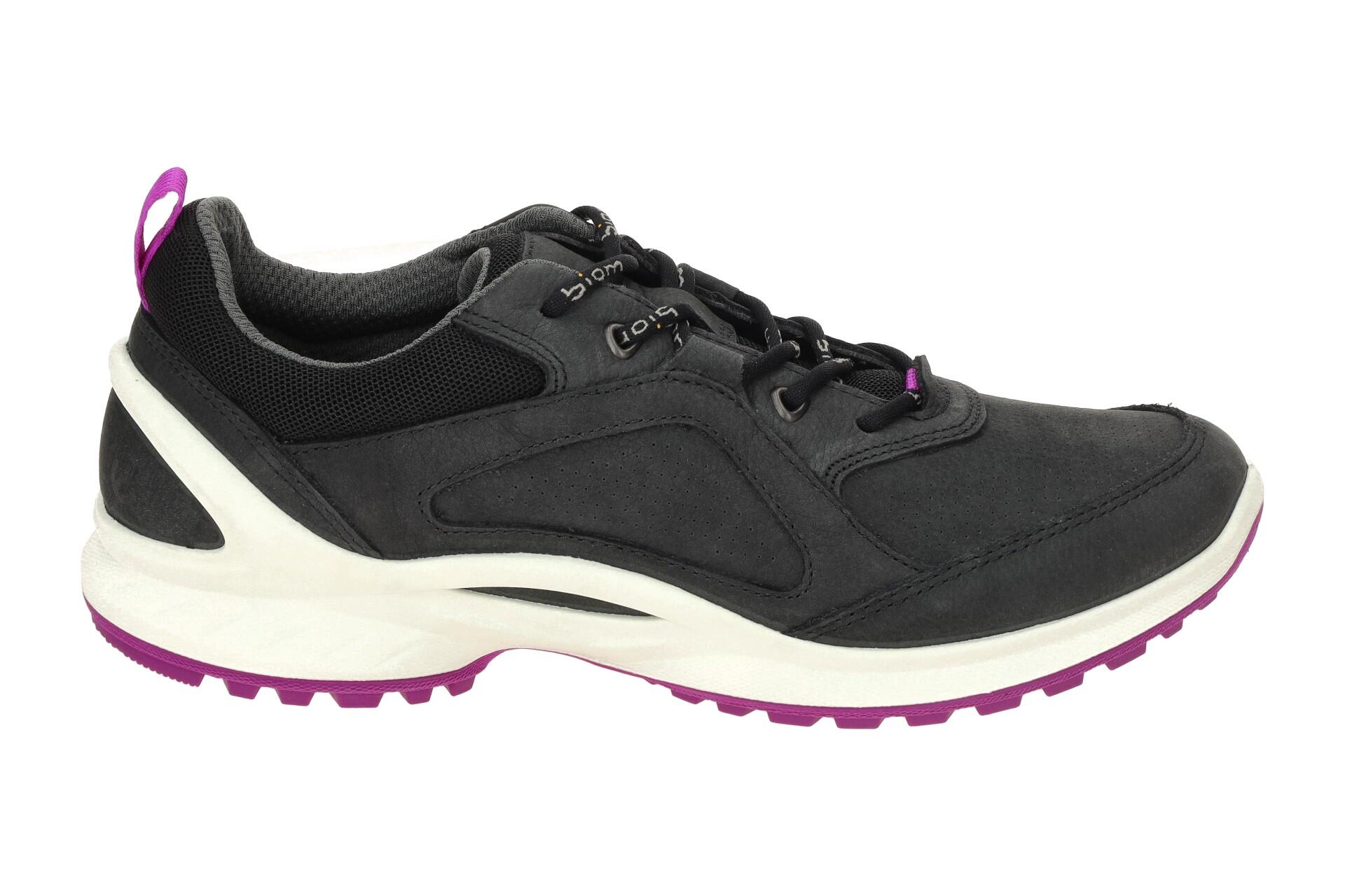 ecco Biom Energi Schuhe schwarz lila Damen Sneakers 850813 2/7
