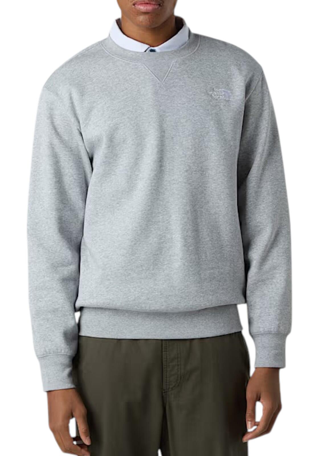 M ESS RELAXED CREW COL DYX 3/3