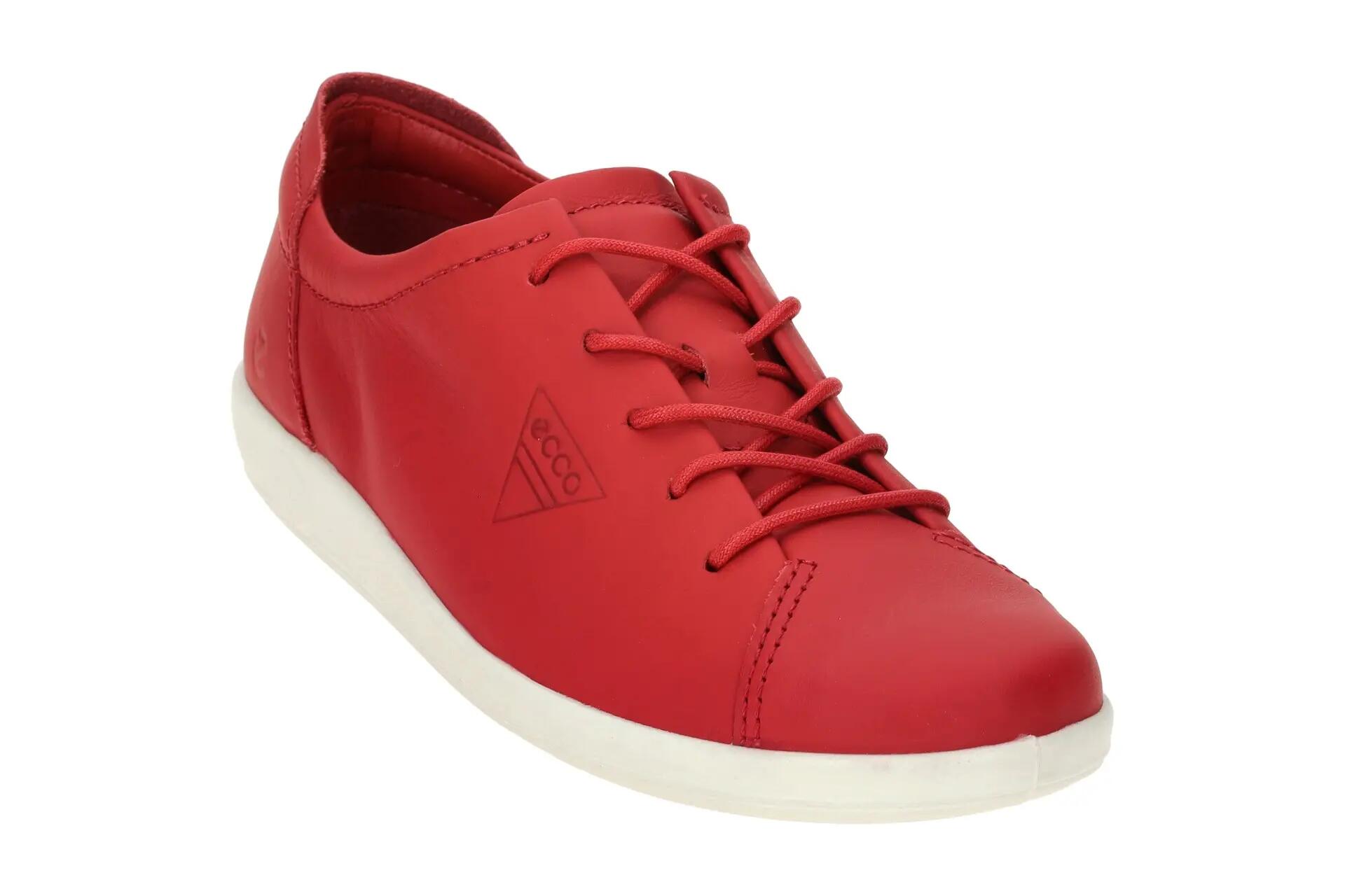 Ecco Soft 2 Schuhe rot matt Jubiläum 206583 3/7