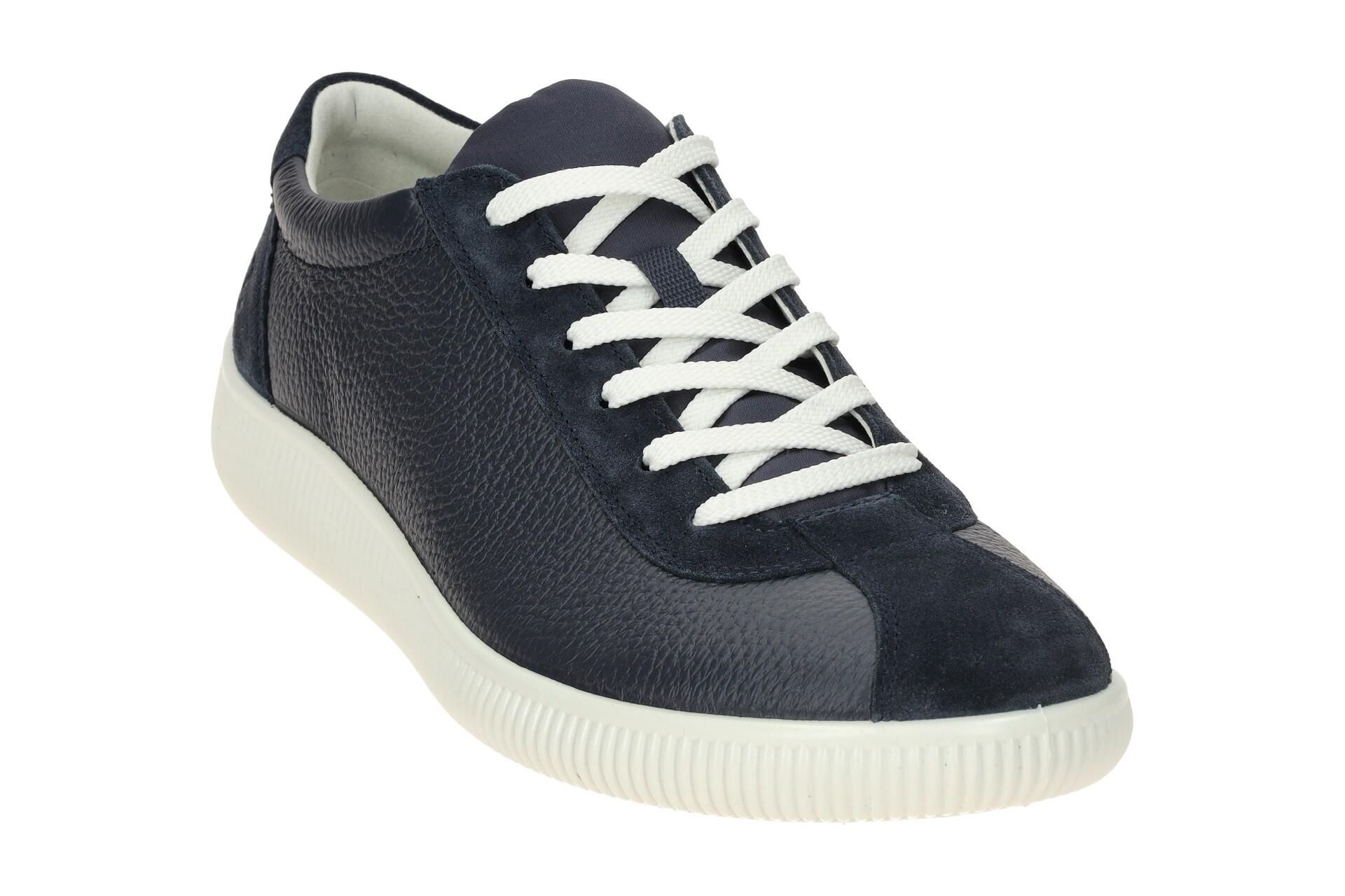 Ecco Soft Zero Schuhe blau marine Herren Sneakers 537754 3/7