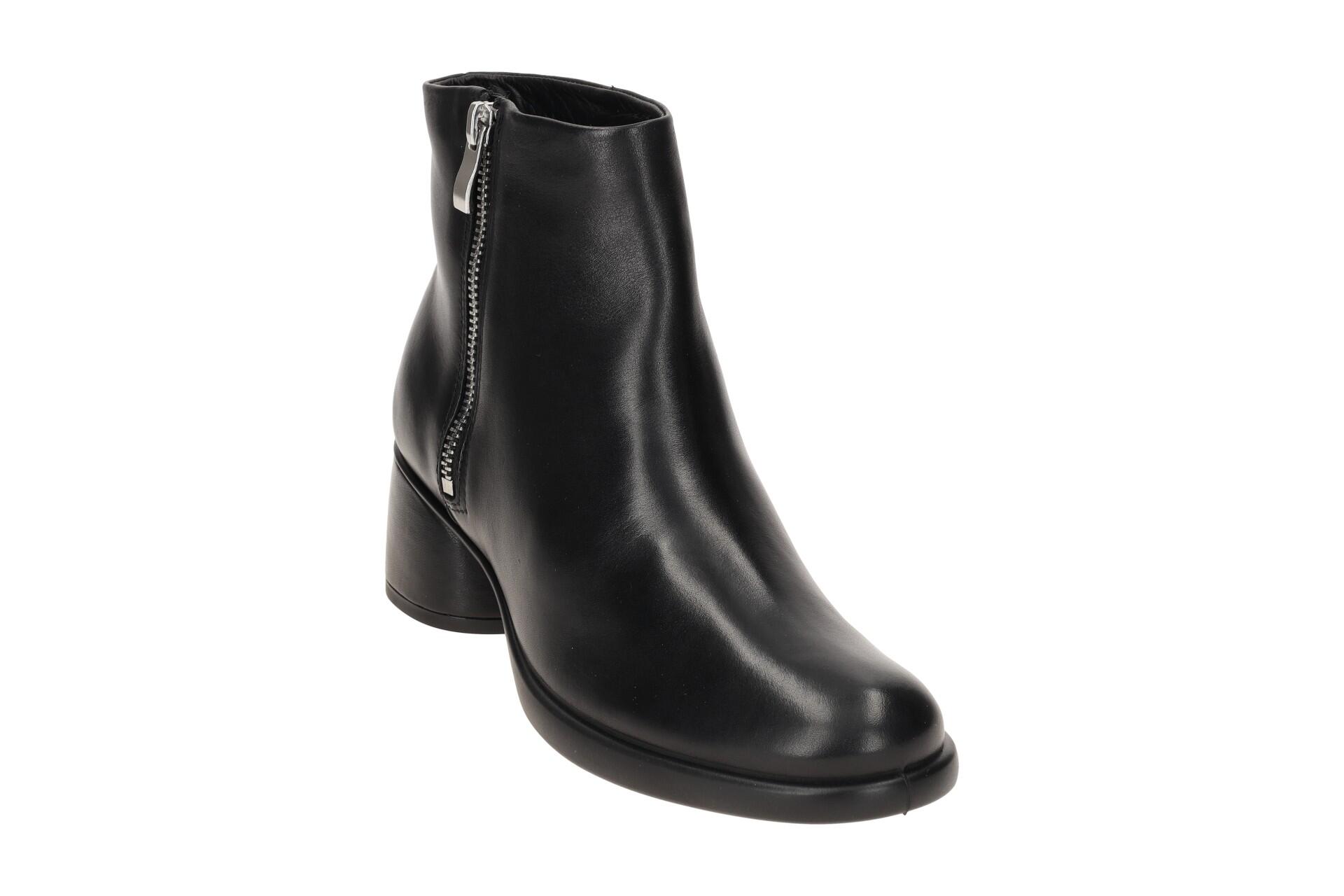 Ecco Sculpted Stiefelette Ankle Boot schwarz Zip 222473 3/7