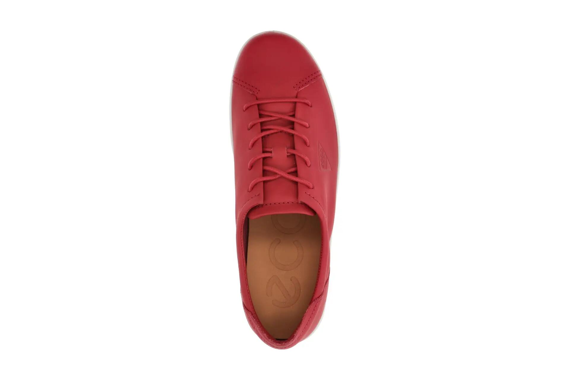 Ecco Soft 2 Schuhe rot matt Jubiläum 206583 6/7