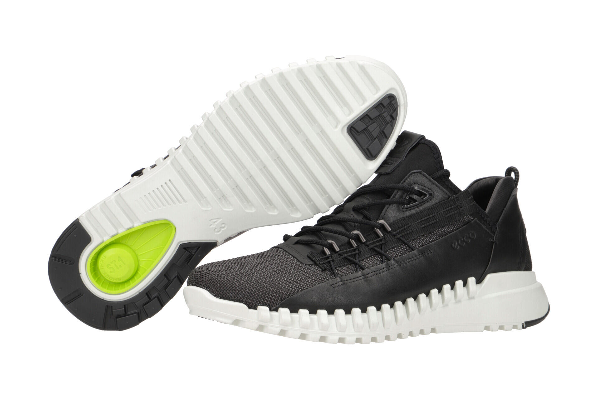 Ecco Zipflex Schuhe schwarz Herren Sneakers 803734 3/7