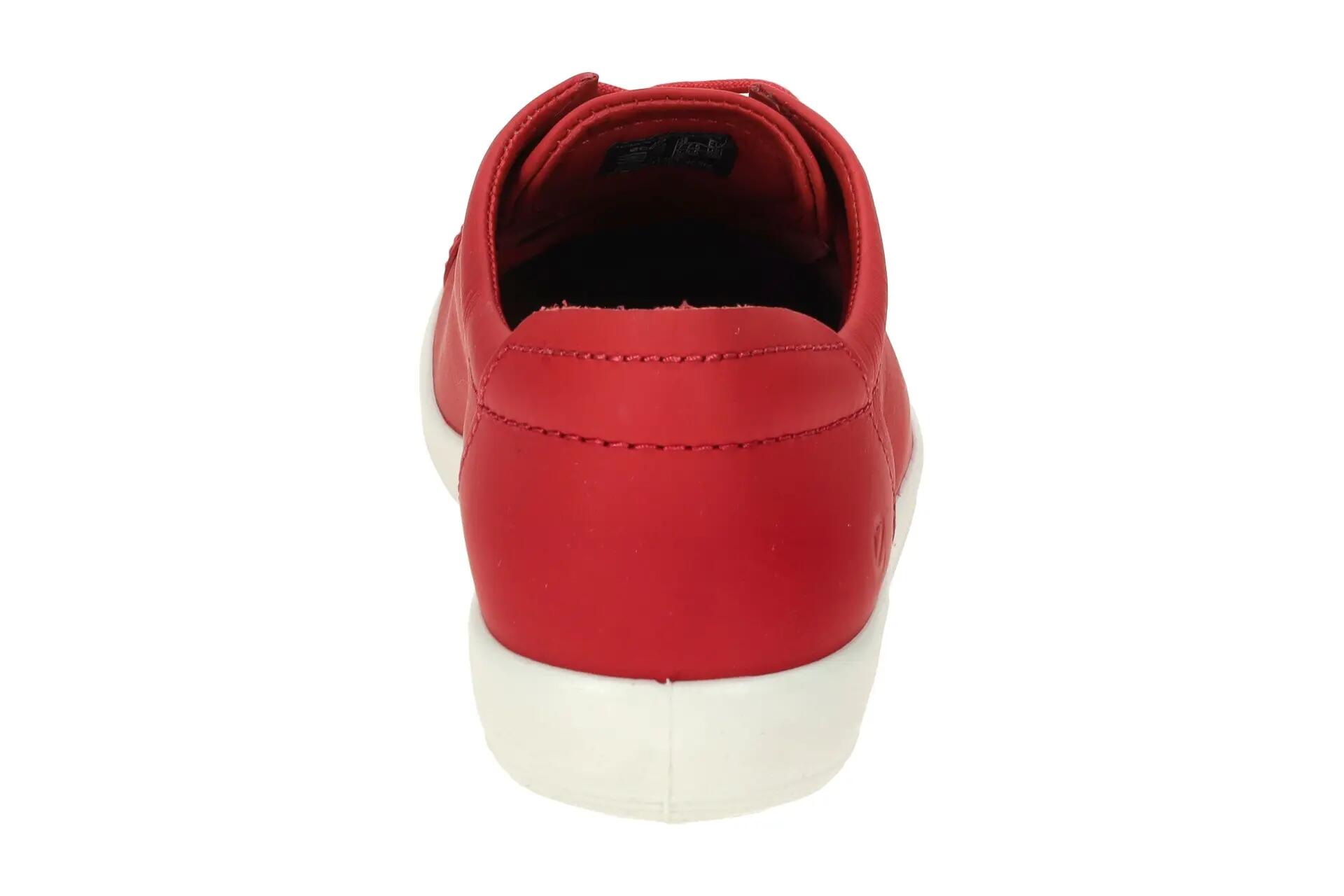 Ecco Soft 2 Schuhe rot matt Jubiläum 206583 5/7