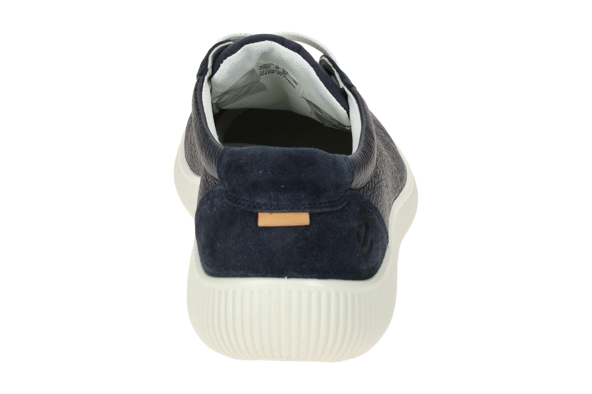Ecco Soft Zero Schuhe blau marine Herren Sneakers 537754 5/7