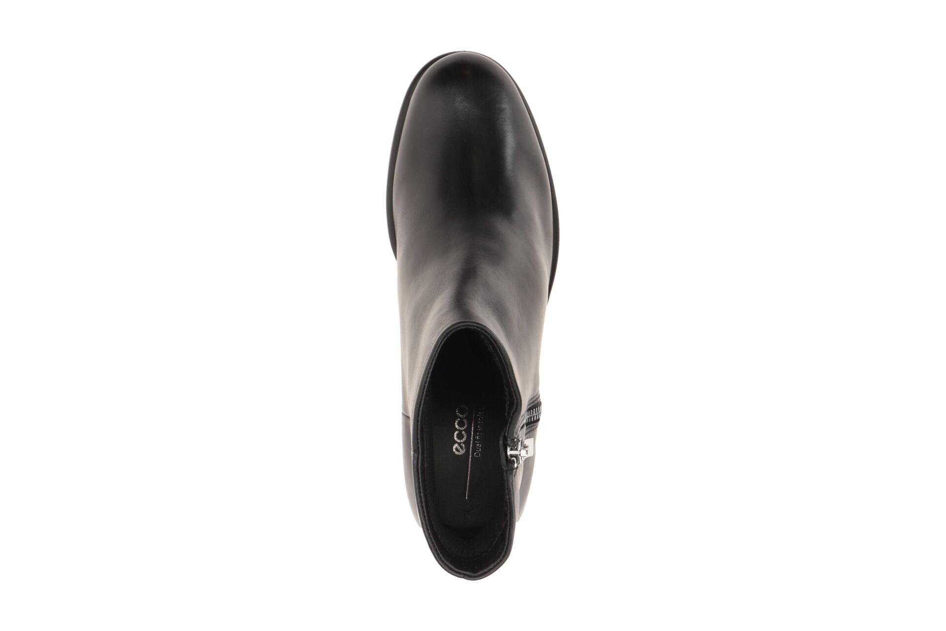 Ecco Sculpted Stiefelette Ankle Boot schwarz Zip 222473 6/7