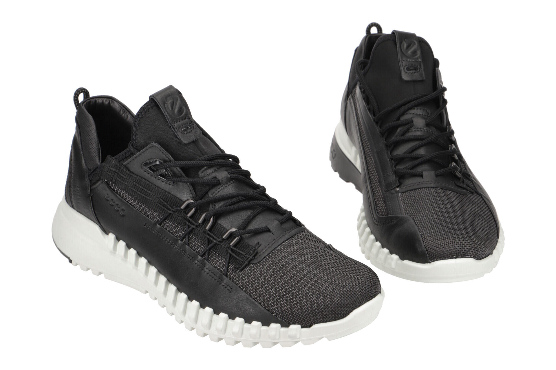 Ecco Zipflex Schuhe schwarz Herren Sneakers 803734 2/7