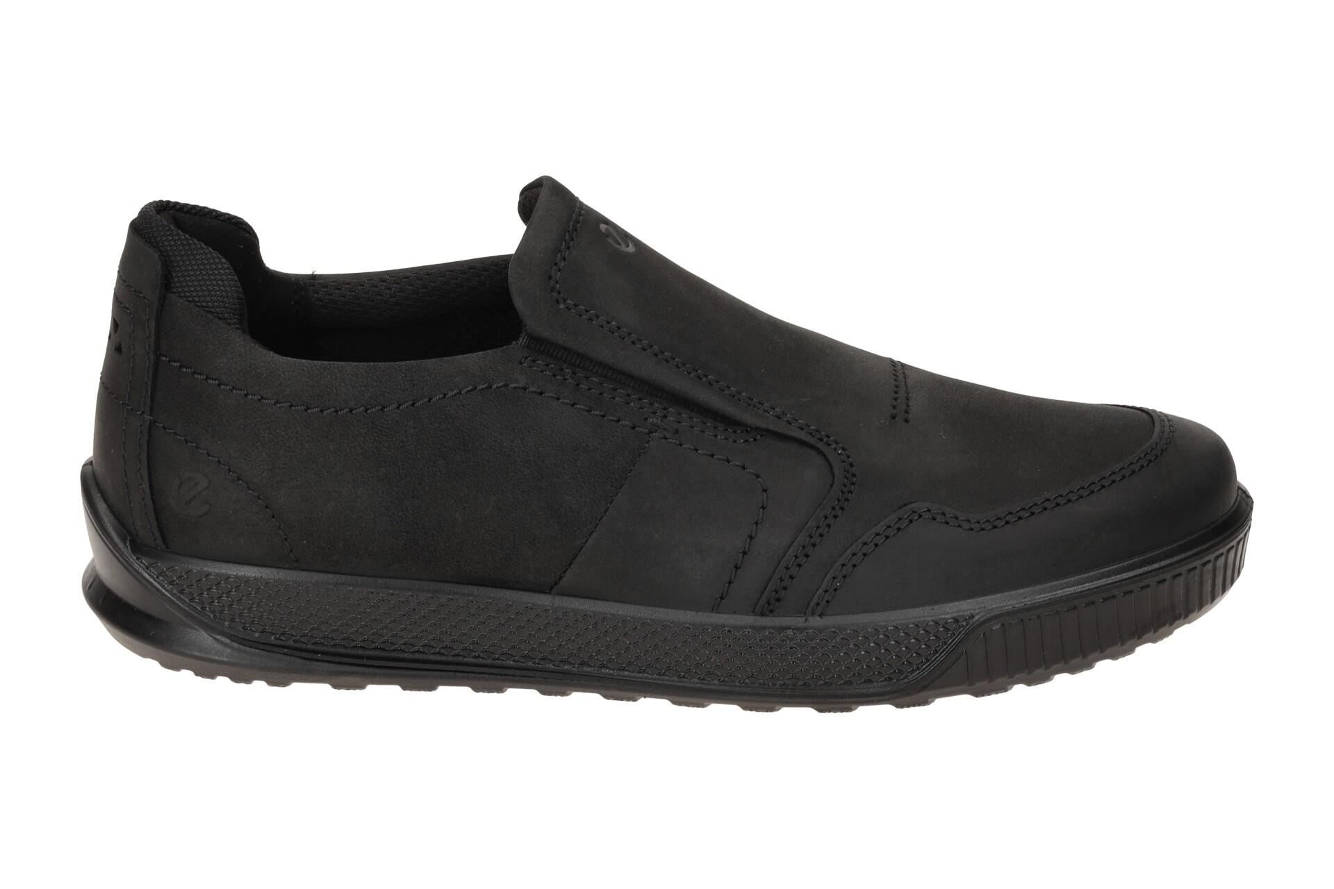 Ecco BYWAY Herrenschuhe - sportliche Slipper - Halbschuhe schwarz Elegant NEU 2/7